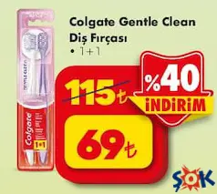 COLGATE GENTLE CLEAN DİŞ FIRÇASI 1+1